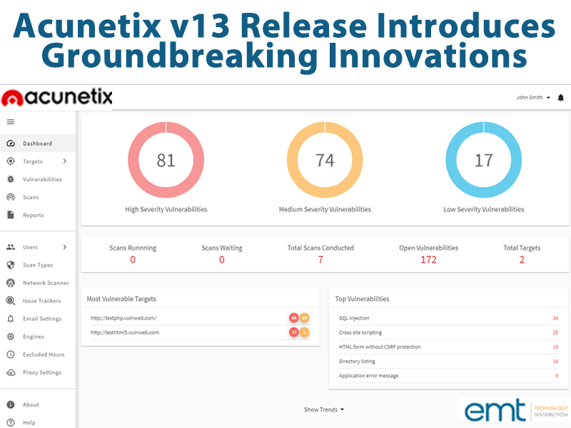 You are currently viewing Acunetix v13 Release Introduces Groundbreaking Innovations