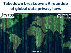 Read more about the article Takedown breakdown: A roundup of global data privacy laws