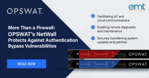 Read more about the article More Than a Firewall: OPSWAT’s NetWall Protects Against Authentication Bypass Vulnerabilities